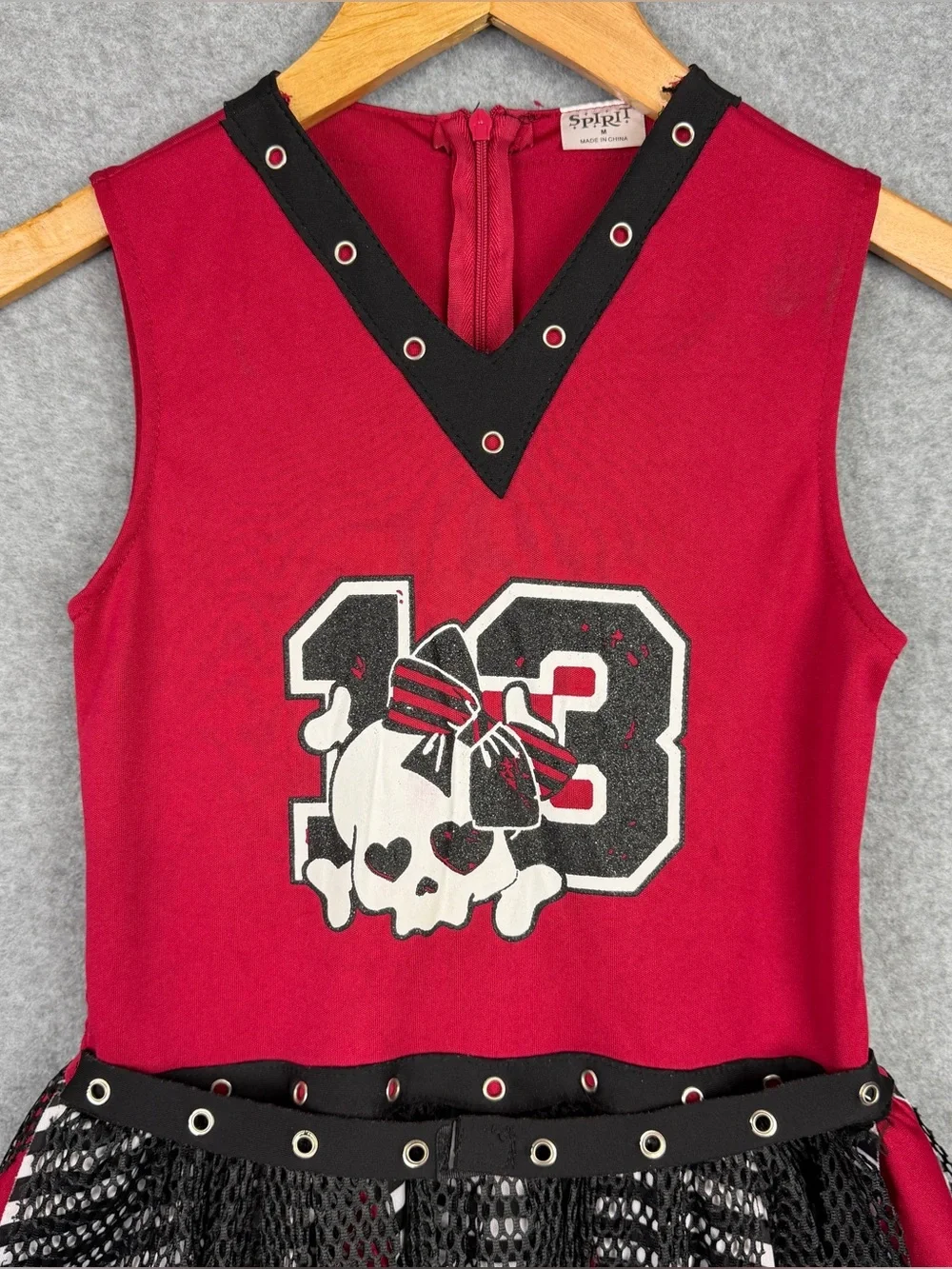 Spirit Zombie Cheerleader Dress Costume Girls Medium Halloween